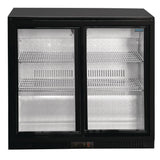 Cooler with Sliding Doors