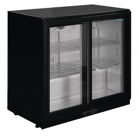 Bar Cooler with 2 Sliding