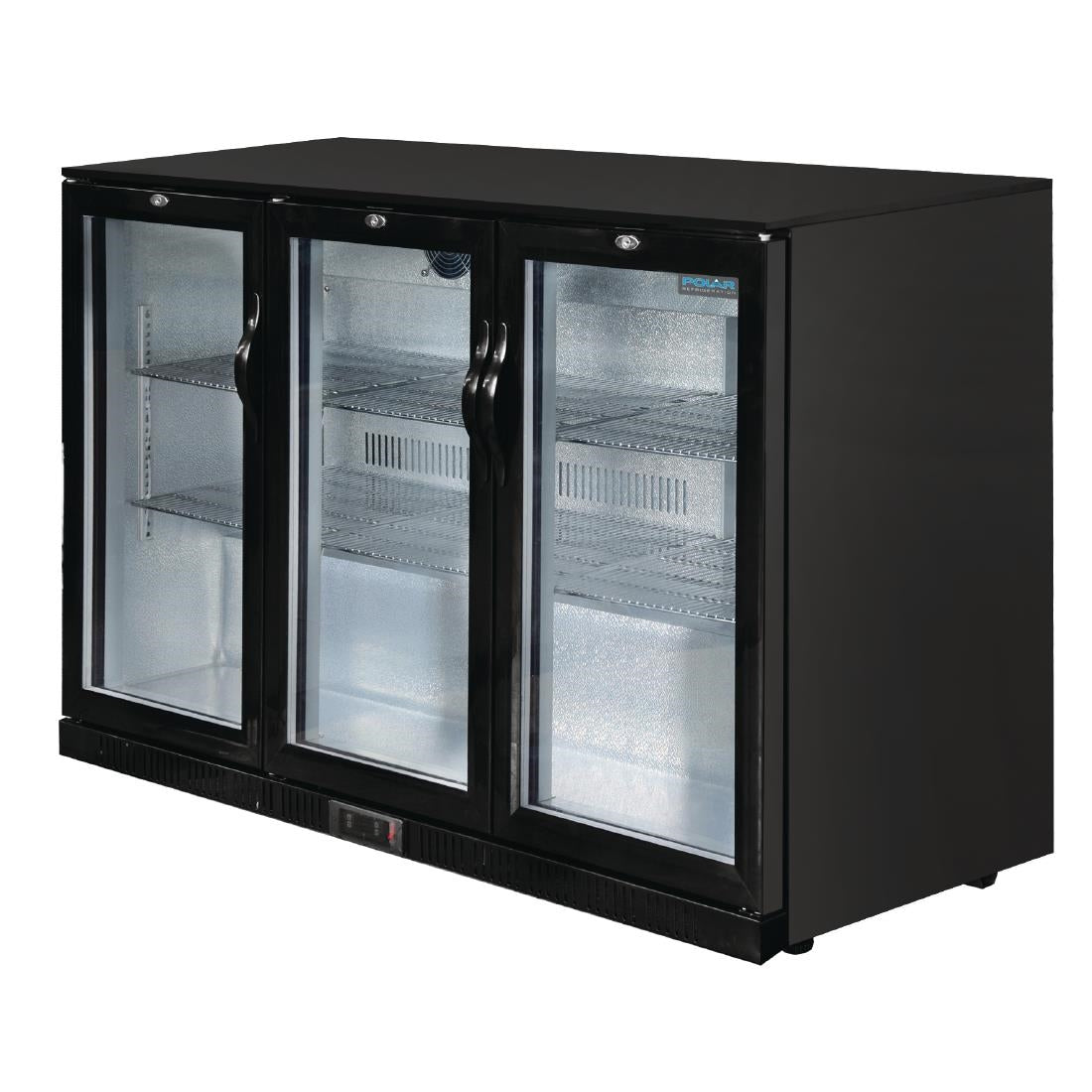 Polar G-Series Back Bar Cooler with 3 Hinged Doors 330Ltr