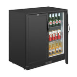 Back Bar Cooler with Solid Doors