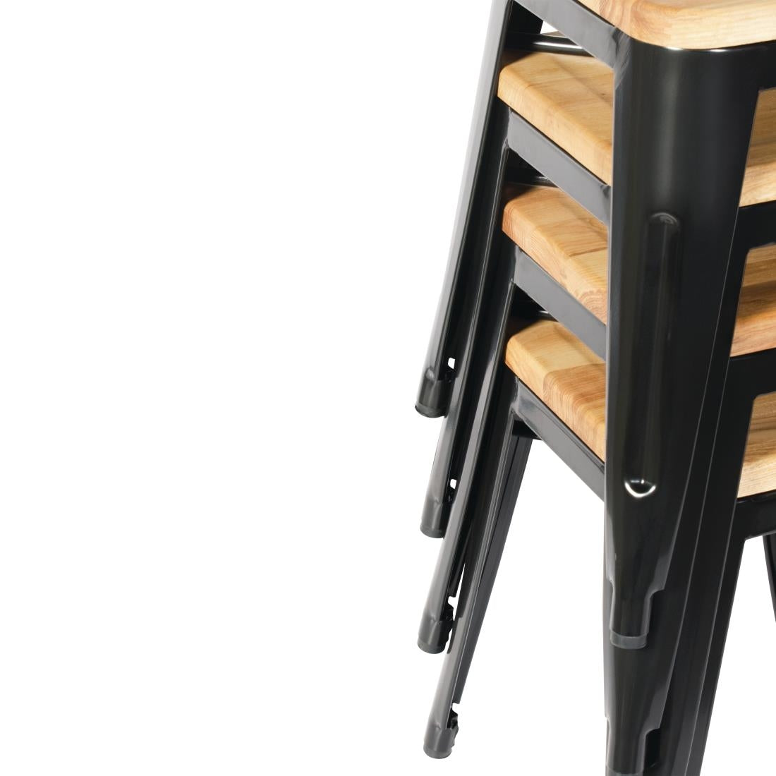 Bolero Steel Bistro Low Stool