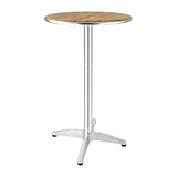 Bolero Ash Top Poseur Table - 600mm dia