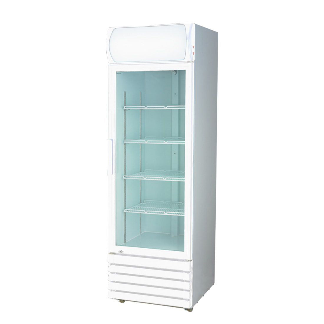 LG-370GE Single Glass Door Colourbond Upright Drink Fridge