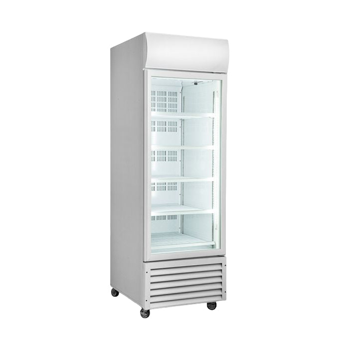 Thermaster 370L Single Glass Door Colourbond Upright Drink Fridge LG-370PT