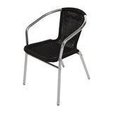 Wicker Chair Aluminium Frame