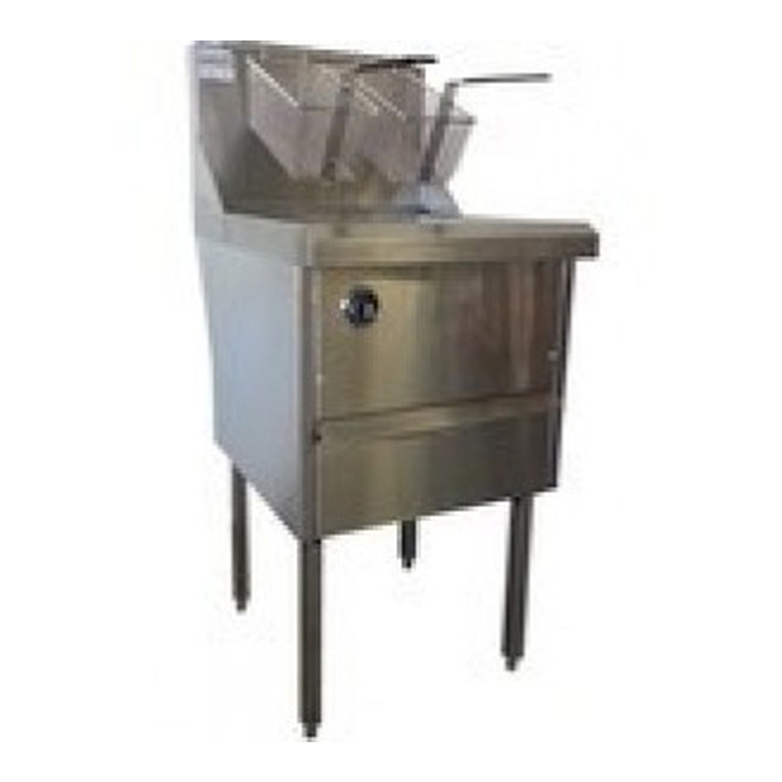 Gas Fish and Chips Fryer Single Fryer - WFS-1/22